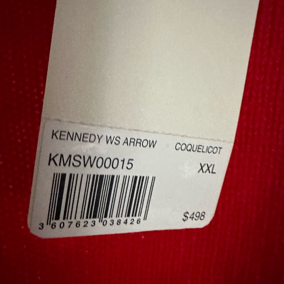 Zadig & Voltaire red cashmere sweater has a 498.00 price tag. - Picture 6 of 11